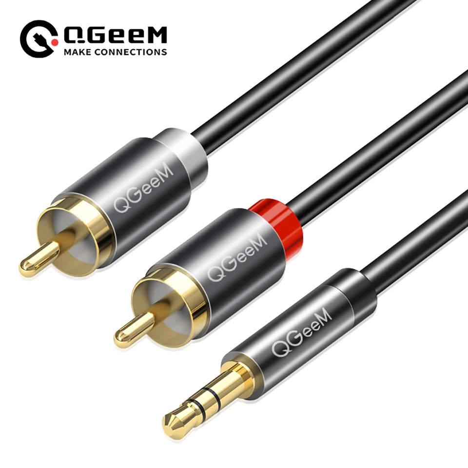 Klipsch Home Cinema - สายเคเบิล QGeeM RCA 2RCA ถึง 3.5