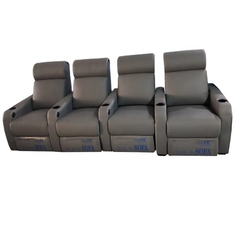 Home Cinema Recliners - ที่นั่งโรงภาพยนตร์วีไอพีคุณภาพสูง, ที่นั่งโซฟาโฮมเธียเตอร์พร้อมระบบปรับเอนด้วยไฟฟ้า