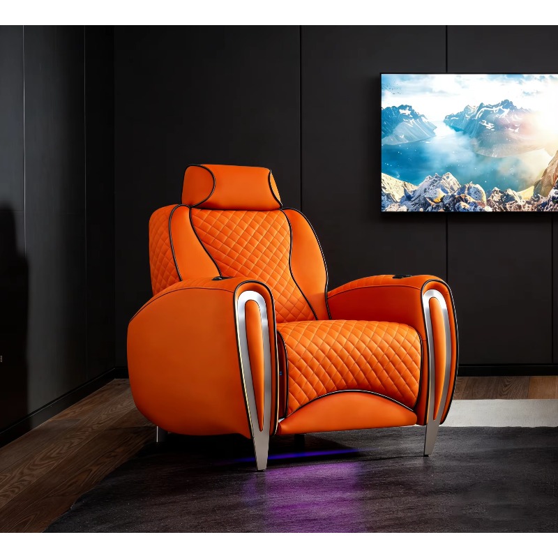 Home Cinema Recliners - โซฟาโฮมเธียเตอร์แคปซูลอวกาศไฟฟ้าสุดหรู, เก้าอี้เอนนอนดูหนังในวิลล่าส่วนตัว