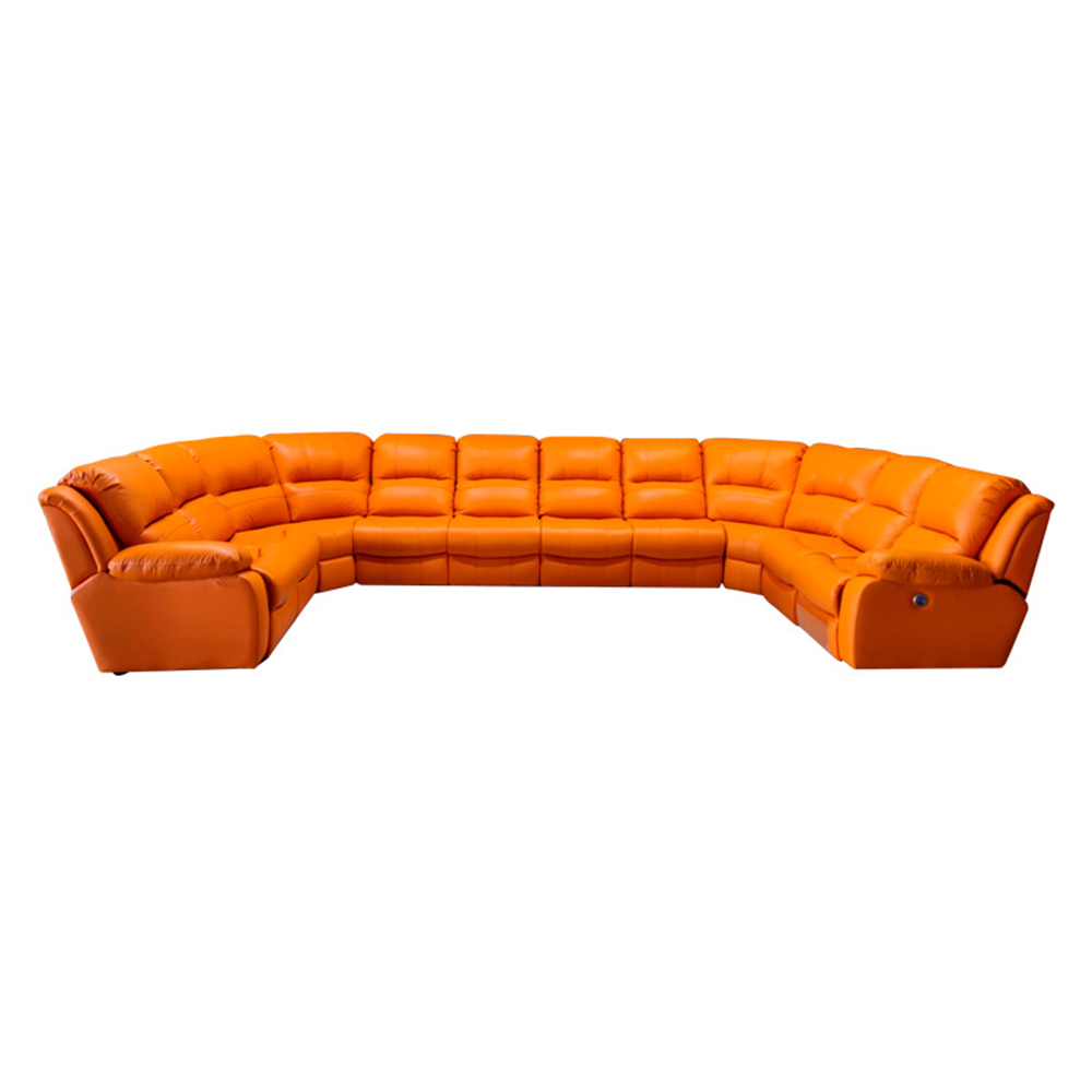 Home Cinema Room - โซฟาปรับเอนขนาดใหญ่สุดหรูพร้อมเก้าอี้นวม – ที่นั่งโรงละครไฟฟ้าในบ้าน หนังแท้ – สําหรับห้องโรงภาพยนตร์