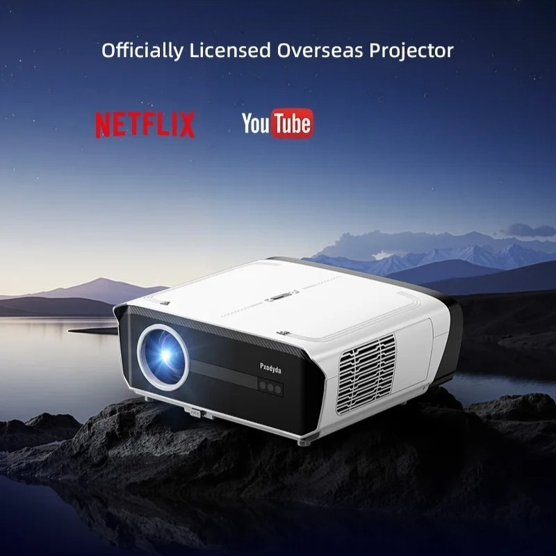 Netflix Home Cinema - โปรเจคเตอร์พกพา Native 1080P 1850ANSI พร้อมระบบโฟกัสอัตโนมัติ ระบบปฏิบัติการ