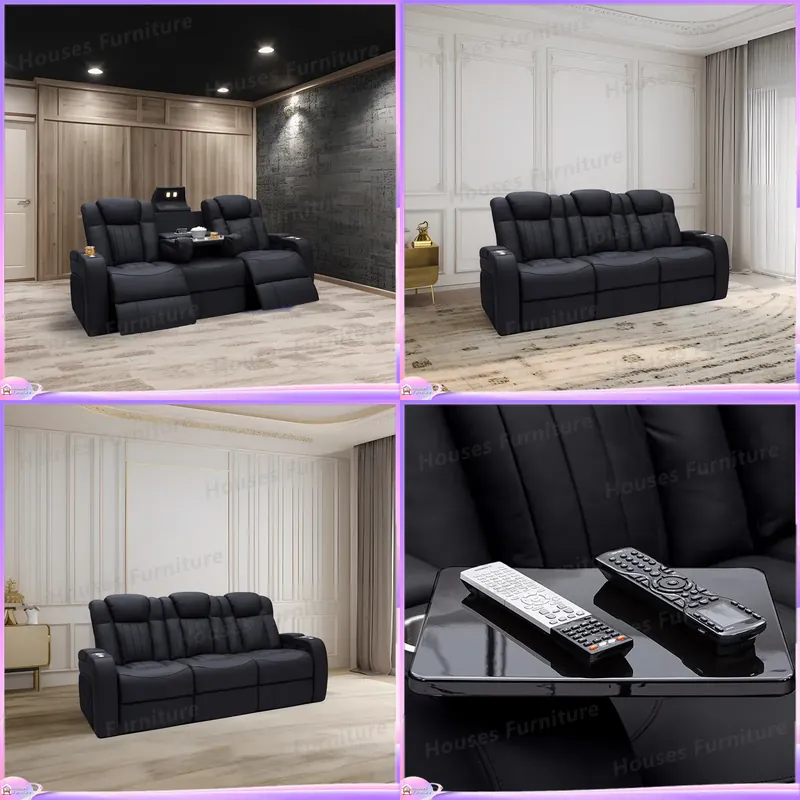 Home Cinema Recliners - โซฟาหนังปรับเอนนอนสำหรับโฮมเธียเตอร์ พร้อมฟังก์ชั่นทำความเย็น ที่วางแก้ว กล่องเก็บของ เฟอร์นิเจอร์คุณภาพสูง
