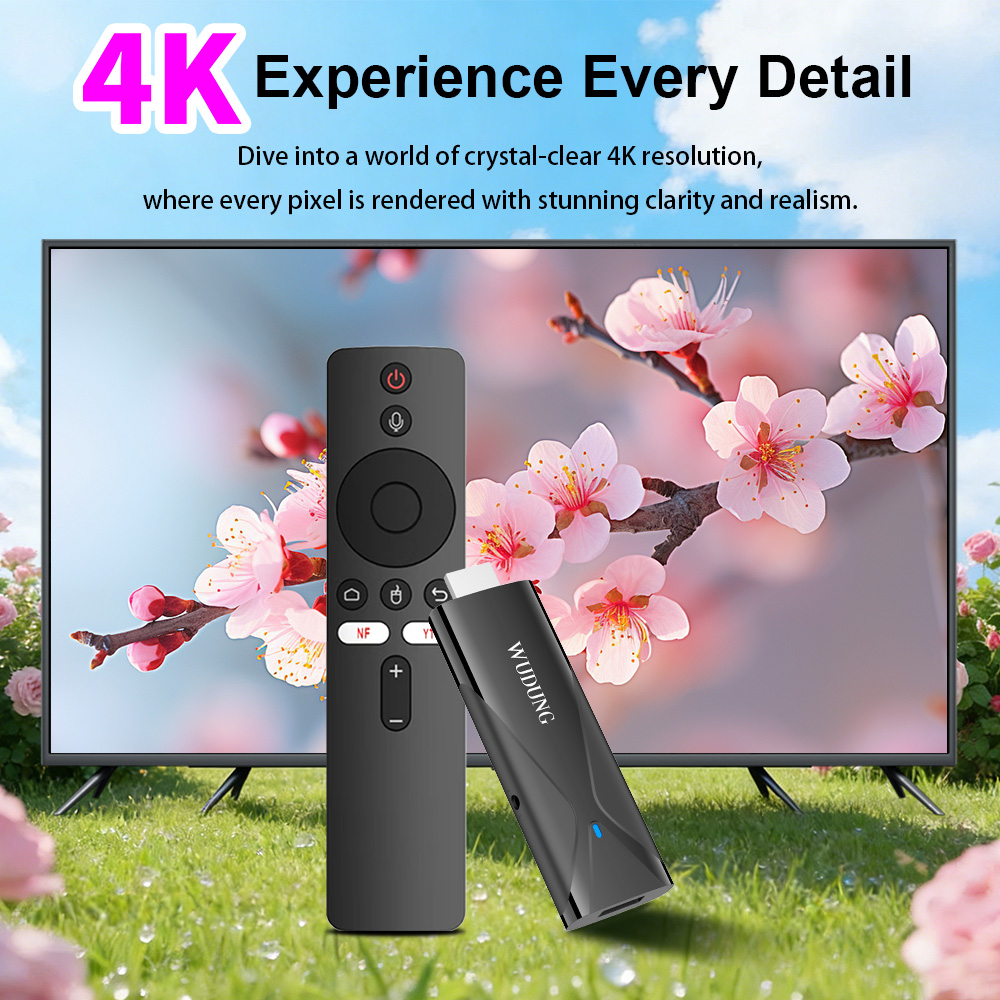 Netflix Home Cinema - ดองเกิลทีวี WD08 PRO ระบบ Android 10