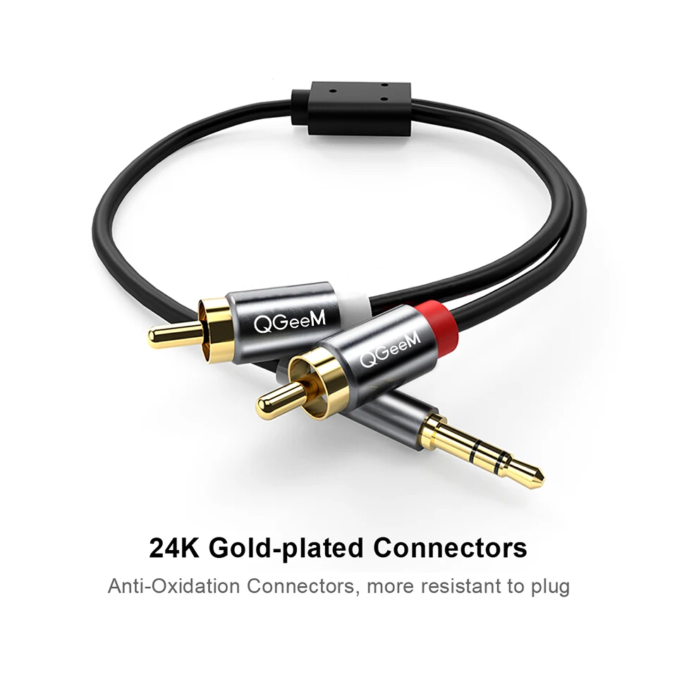 สายเคเบิล QGeeM RCA 2RCA ถึง 3 - Klipsch Home Cinema บทวิจารณ์และราคา