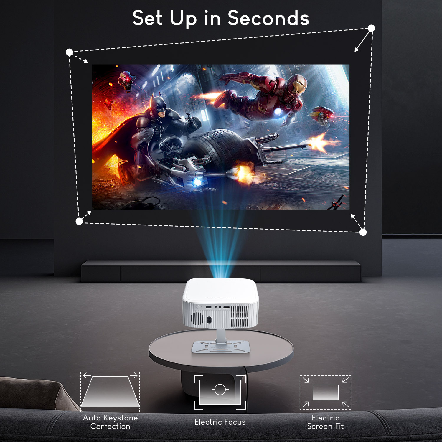 Salange Netflixโปรเจคเตอร์P92M - Netflix Home Cinema บทวิจารณ์และราคา