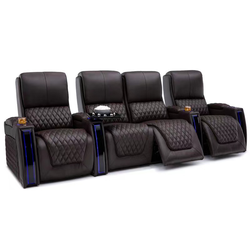 เก้าอี้โรงหนังปรับเอนไฟฟ้าหุ้ม - Home Cinema Recliners บทวิจารณ์และราคา