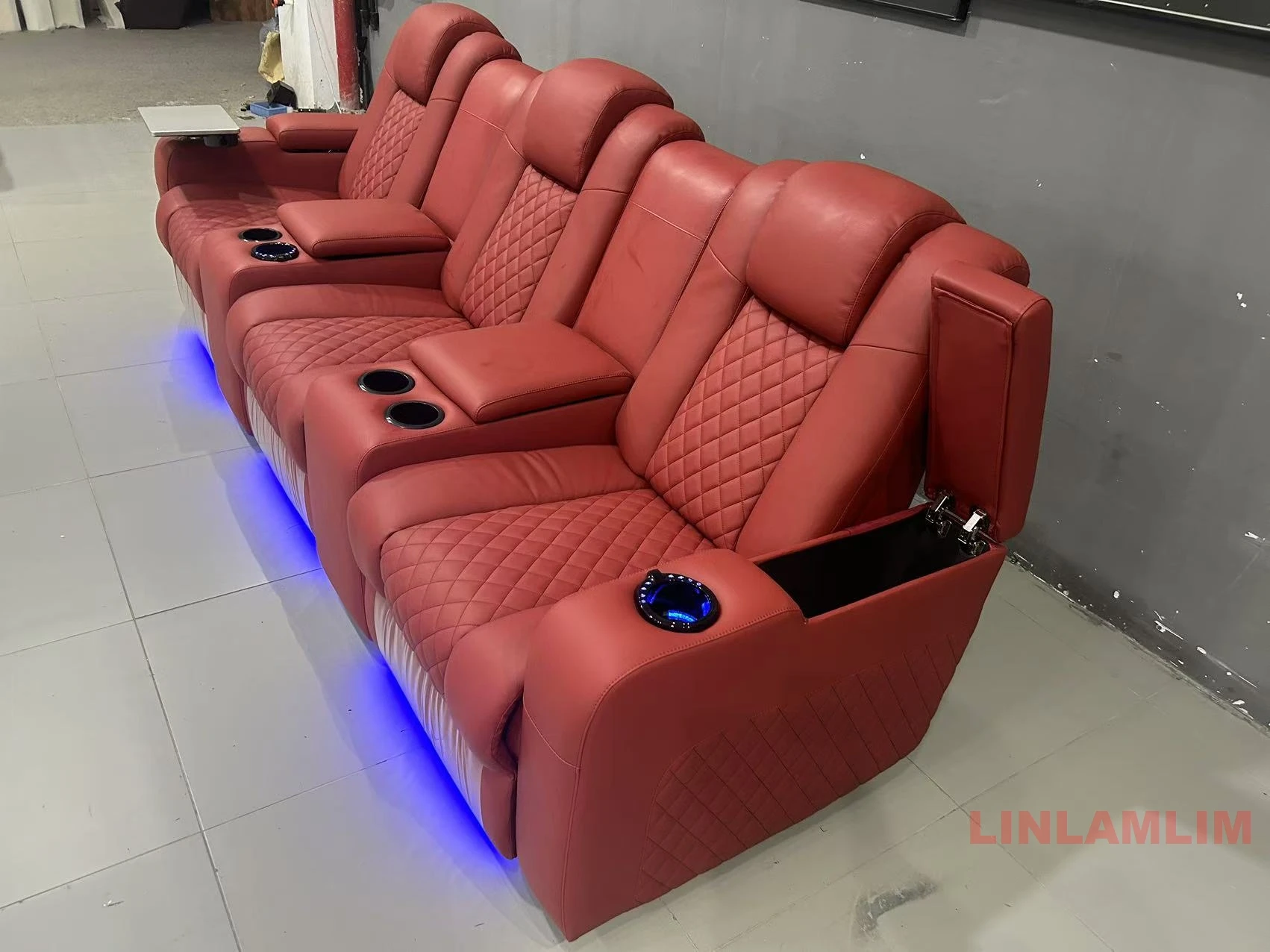 Linlamlim โซฟาผู้เอนกาย 3 ที่น - Home Cinema Recliners บทวิจารณ์และราคา