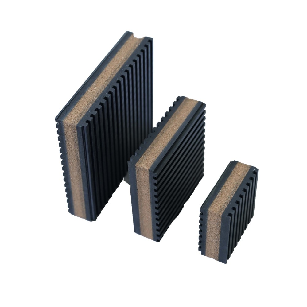 แผ่นรองกันสั่นสะเทือนแบบผสมยาง - Noise Isolating Pad บทวิจารณ์และราคา