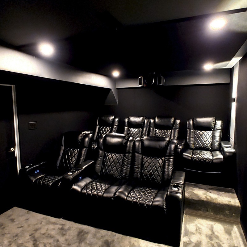 ชุดโซฟาหนังปรับเอนไฟฟ้าสำหรับโ - Home Cinema Recliners บทวิจารณ์และราคา