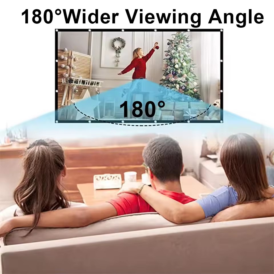 XIAOHUI 60-180 นิ้วโปรเจคเตอร์ - Home Cinema Blanc บทวิจารณ์และราคา