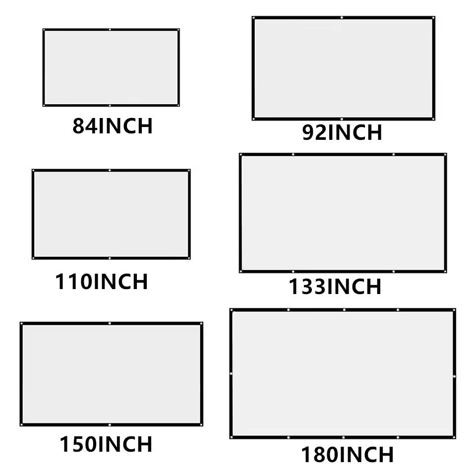 XIAOHUI 60-180 นิ้วโปรเจคเตอร์ - Home Cinema Blanc บทวิจารณ์และราคา