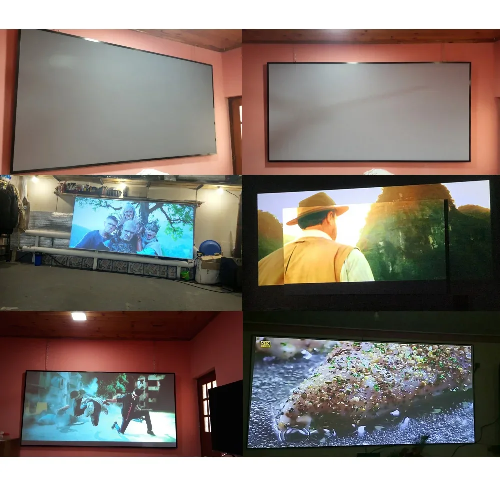 หน้าจอโปรเจคเตอร์สะท้อนแสง HD  - Home Cinema Blanc บทวิจารณ์และราคา