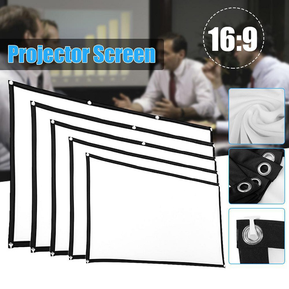 ม่านหน้าจอโปรเจคเตอร์แบบพกพาที - Home Cinema Blanc บทวิจารณ์และราคา