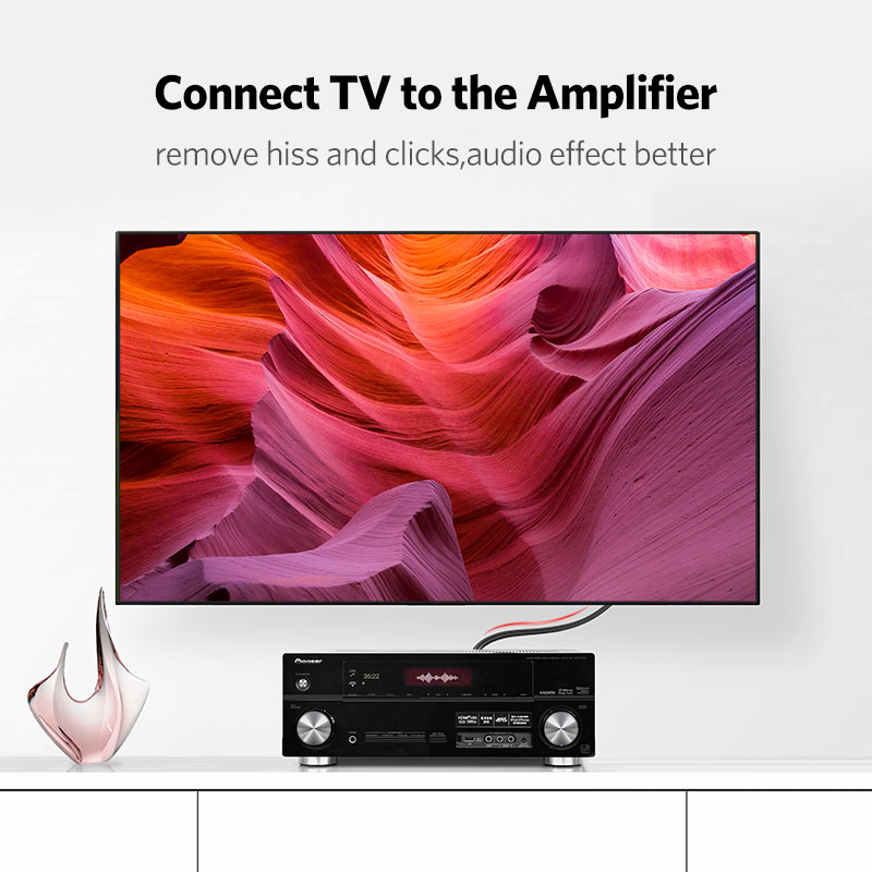 UGREEN 2RCA 2 RCA ตัวผู้ชายสาย - Klipsch Home Cinema บทวิจารณ์และราคา