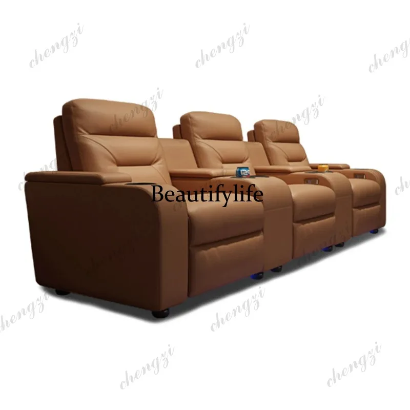 ชุดโซฟาหนัง A49 พร้อมที่นั่งปร - Home Cinema Recliners บทวิจารณ์และราคา