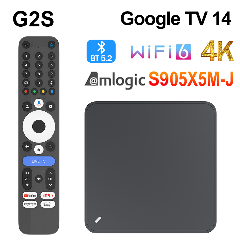 G2S GTV TV BOX GoogleTV 14 Aml - Netflix Home Cinema บทวิจารณ์และราคา