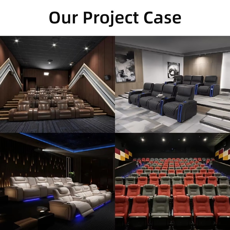 โซฟาหนังปรับเอนแบบดึงมือสุดหรู - Home Cinema Recliners บทวิจารณ์และราคา
