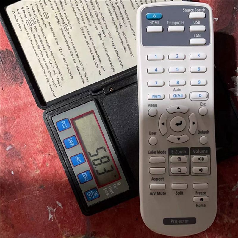 รีโมทคอนโทรลโปรเจคเตอร์สำรอง 5 - Home Cinema Epson บทวิจารณ์และราคา
