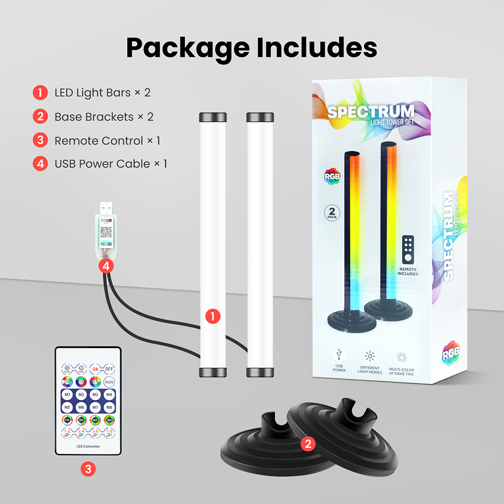 โคมไฟตั้งพื้นมุมห้อง LED อัจฉร - Home Cinema App บทวิจารณ์และราคา