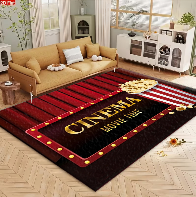 พรมปูพื้นลายธีมภาพยนตร์และป๊อป - Home Cinema Flooring บทวิจารณ์และราคา