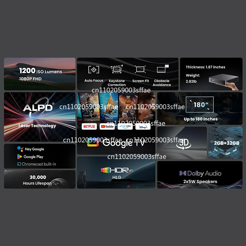 โรงภาพยนตร์ 3 มิติ ไวไฟ ซีนีม่ - Netflix Home Cinema บทวิจารณ์และราคา