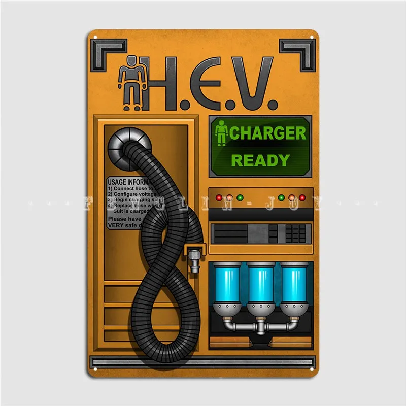 ป้ายโลหะ Half Life Hev Charger - Home Cinema Theatre บทวิจารณ์และราคา